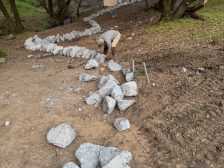 Andy Goldsworthy – 1448 Stones – Making