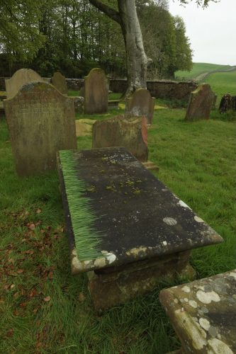 Andy Goldsworthy - Grass Laid on a Gravestone
