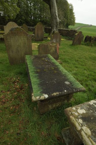 Andy Goldsworthy - Grass Laid on a Gravestone