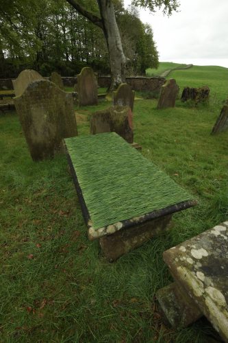 Andy Goldsworthy - Grass Laid on a Gravestone
