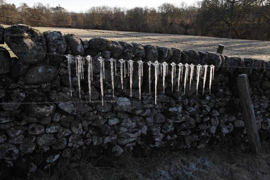 Andy Goldsworthy - Barbed Wire Icicles